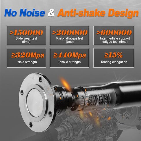 65-2005 عمود محرك المروحة عمود الدفع الخلفي متوافق مع Ford Edge 3.5L AWD 2007 2008 استبدال #19101109-101 7T434K357AC 7T434K357AD in Kuwait