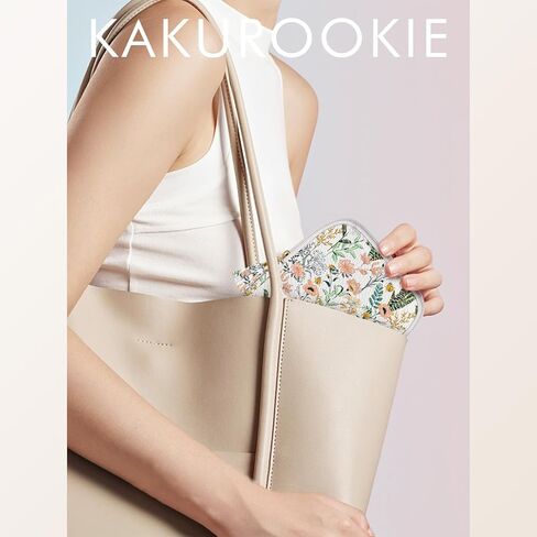 حقيبة تنظيم مجوهرات السفر، حقيبة تخزين لتنظيم المجوهرات المخملية بسحاب، حلقات الرحلة، القلائد، الأقراط، الأساور للنساء (عشب الزهور) in Kuwait