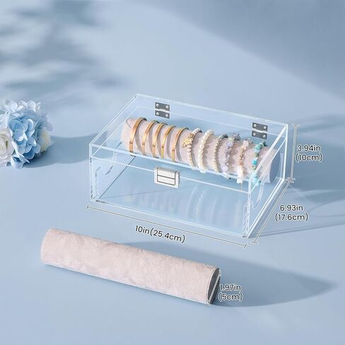 Lolalet Jewelry Organizer Bundle with Clear Bracelet Organizer in Kuwait