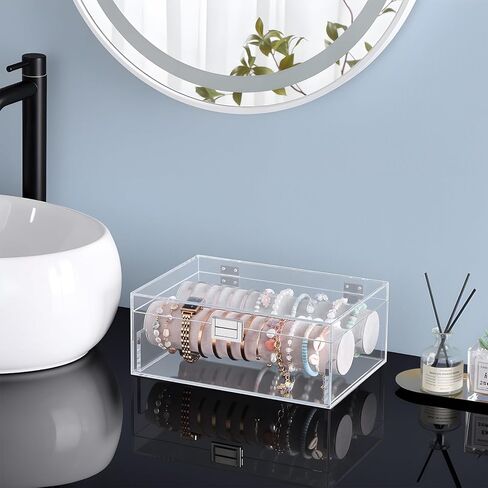 Lolalet Jewelry Organizer Bundle with Clear Bracelet Organizer in Kuwait