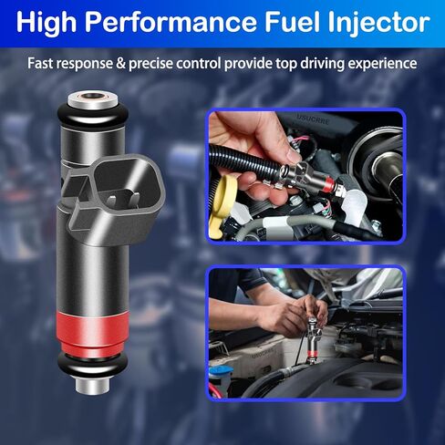 Upgraded FJ482 8 Pack Fuel Injectors Compatible with Dodge Durango 2004-2009,for Ram 1500/2500/3500 2004 2005 2006 2007 2008 5.7L 53032713AA in Kuwait