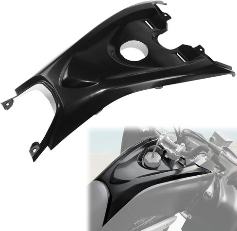 Gas Tank Cover for Yamaha Raptor 700 13-25, Plastic Tank Cap Cover Guard Black Gas Tank Protector for Yamaha Raptor 700 700R 2013-2025 Accessories, Replace OEM #1PE-F171A-00-00, 1PC in Kuwait
