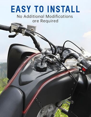 Gas Tank Cover for Yamaha Raptor 700 13-25, Plastic Tank Cap Cover Guard Black Gas Tank Protector for Yamaha Raptor 700 700R 2013-2025 Accessories, Replace OEM #1PE-F171A-00-00, 1PC in Kuwait