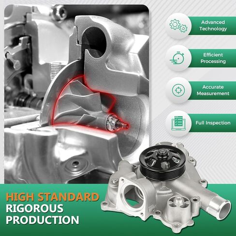Engine Water Pump AW4062 Compatible with Ford B600 B700 CF6000 CF7000 CF8000 F600 F700 F800 LN7000 LN8000 1990 1989 1988 1987 1986 L6-6.6L L6-7.8L Engine Water Pump in Saudi Arabia