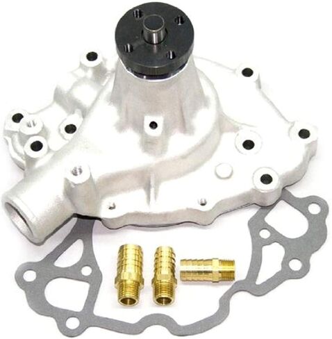 PRW 1428900 Performance Quotient 5/8" Pilot Shaft As-Cast High Flow Aluminum Water Pump for Ford 289 1965-68, 302-351W 1968-69 in Saudi Arabia