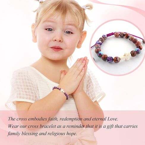 Granddaughter Cross Birthday Gifts from Grandma, Cross Bracelet, Christian Gifts in Saudi Arabia