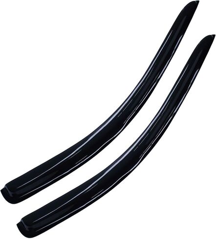 2Pcs Window Visors Rain Guards Compatible with 2002-2008 Dodge Ram 1500 Regular Cab (2-Door) & 2003-2009 Ram 2500 3500 Regular Cab (2-Door), Out-Channel Outside Mount Dark Smoke Window Deflectors in Kuwait