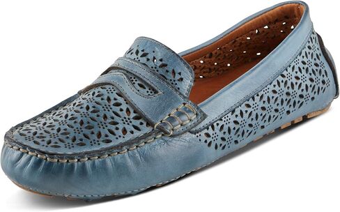 Spring Step Crain Women's Laser-Cut Out Moccasin with Removable Insole in Kuwait