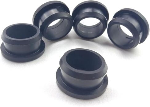 10pcs Hollow Rubber Hole Caps Black Snap-on Grommet Plugs Wire Cable Wiring Protect Bushes O-rings Sealed Gasket 2-30mm(A13mm (E10mm) 40pcs) in Saudi Arabia
