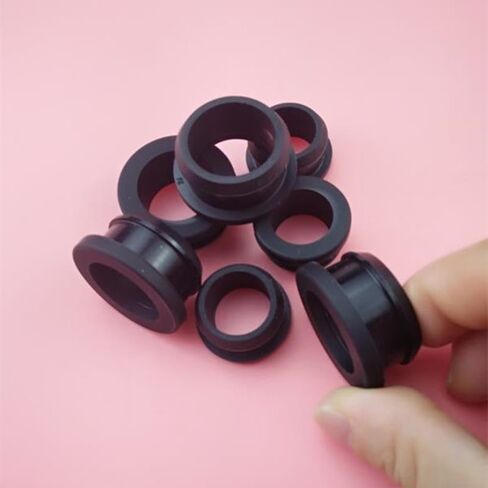 10pcs Hollow Rubber Hole Caps Black Snap-on Grommet Plugs Wire Cable Wiring Protect Bushes O-rings Sealed Gasket 2-30mm(A13mm (E10mm) 40pcs) in Saudi Arabia