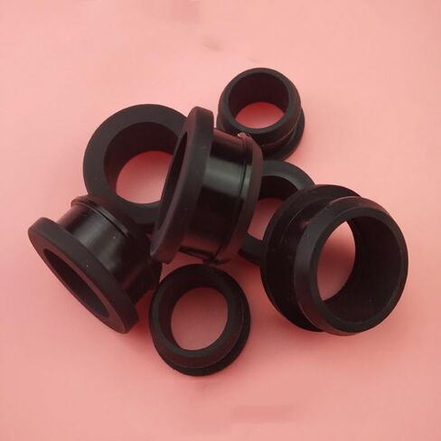 10pcs Hollow Rubber Hole Caps Black Snap-on Grommet Plugs Wire Cable Wiring Protect Bushes O-rings Sealed Gasket 2-30mm(A13mm (E10mm) 40pcs) in Saudi Arabia