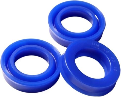 5 قطعة ID 8-19 مللي متر ختم هيدروليكي بعمود شعاعي (IDxODxTHK) عمود الكباس قضيب الكباس PU شفة واحدة U كوب ختم الزيت (16x28x8(5 قطعة)) in Kuwait