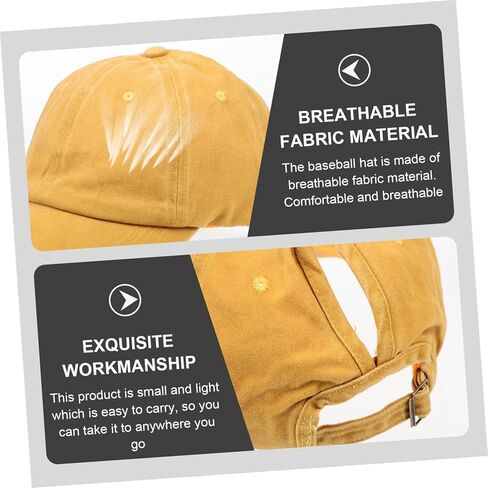 Uonlytech Breathable Ladies Baseball Cap Summer Sun Hat with Curved Brim for Outdoor Sports UV Protection Fits Khaki in Saudi Arabia