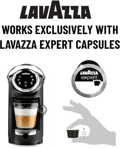 Lavazza Expert Coffee Bundle Classy Plus All-In-One Machine LB 400 + 1 Welcome Kit Pack of 36 Mixed Capsules + 1 Extra Vessel in Kuwait