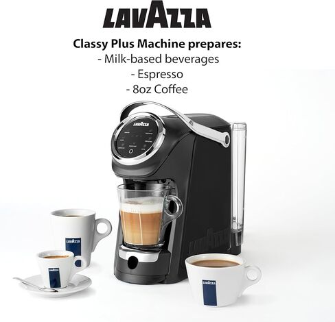 Lavazza Expert Coffee Bundle Classy Plus All-In-One Machine LB 400 + 1 Welcome Kit Pack of 36 Mixed Capsules + 1 Extra Vessel in Kuwait
