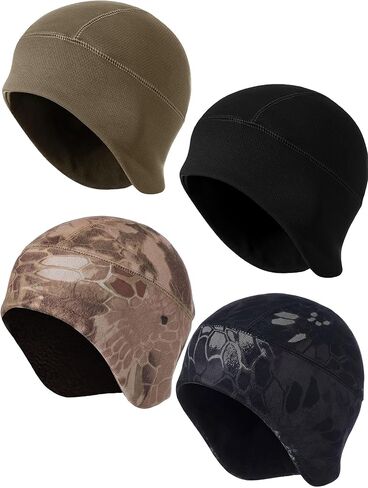 SATINIOR Winter Warm Skull Cap Ear Flap Soft Fleece Beanie Hat Thick Windproof Cap Skiing Outdoor Tactical Warm for Men Women in Saudi Arabia