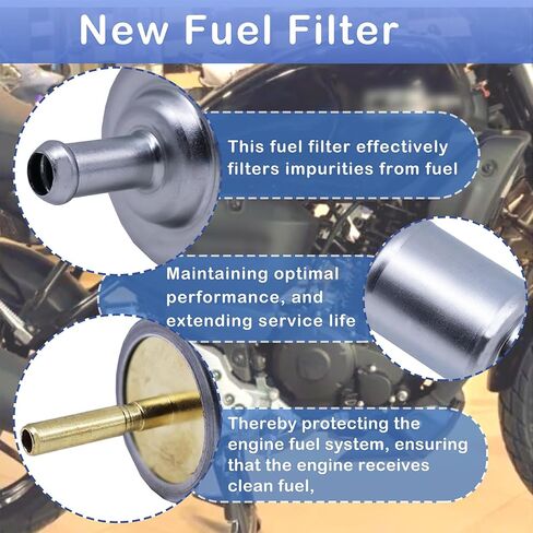 New Fuel Filter 60V-24251-00-00 Compatible with 2000-2014 Yamaha 150-300 HP HPDI Replace 60V-24251-01-00,68F-24251-00-00 in Kuwait