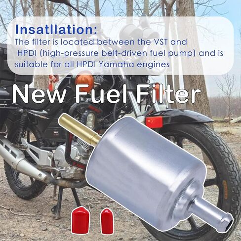 New Fuel Filter 60V-24251-00-00 Compatible with 2000-2014 Yamaha 150-300 HP HPDI Replace 60V-24251-01-00,68F-24251-00-00 in Kuwait