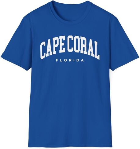 Cape Coral Florida Adult Unisex Soft T-Shirt in Saudi Arabia