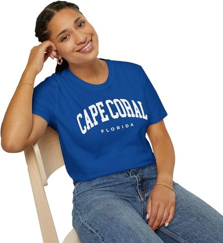 Cape Coral Florida Adult Unisex Soft T-Shirt in Saudi Arabia