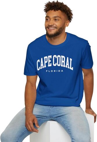 Cape Coral Florida Adult Unisex Soft T-Shirt in Saudi Arabia