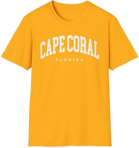 Cape Coral Florida Adult Unisex Soft T-Shirt in Saudi Arabia