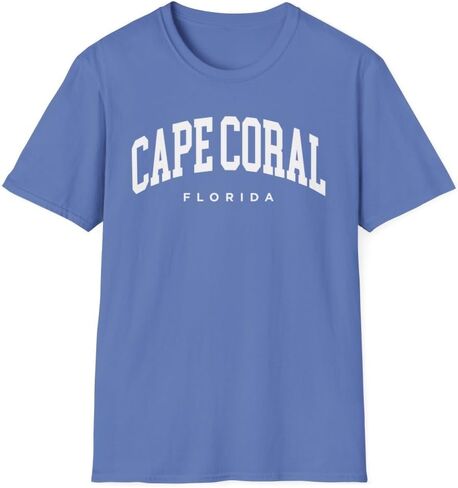 Cape Coral Florida Adult Unisex Soft T-Shirt in Saudi Arabia