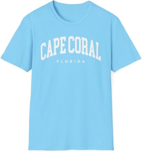 Cape Coral Florida Adult Unisex Soft T-Shirt in Saudi Arabia