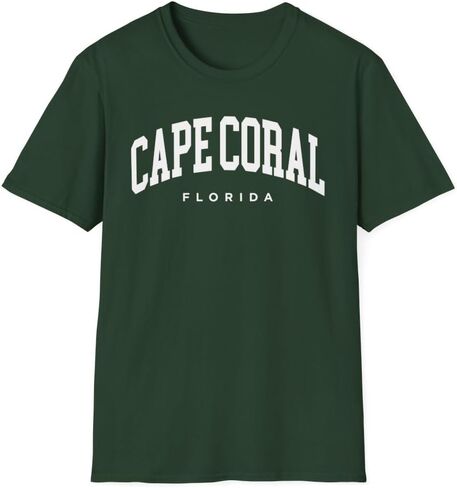 Cape Coral Florida Adult Unisex Soft T-Shirt in Saudi Arabia