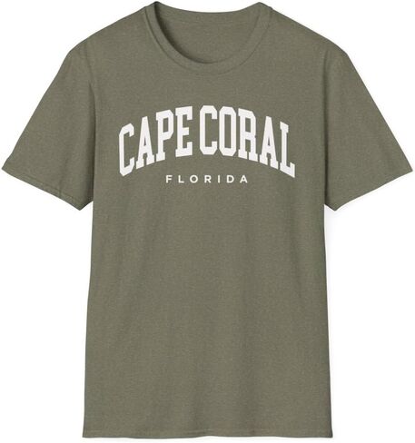Cape Coral Florida Adult Unisex Soft T-Shirt in Saudi Arabia