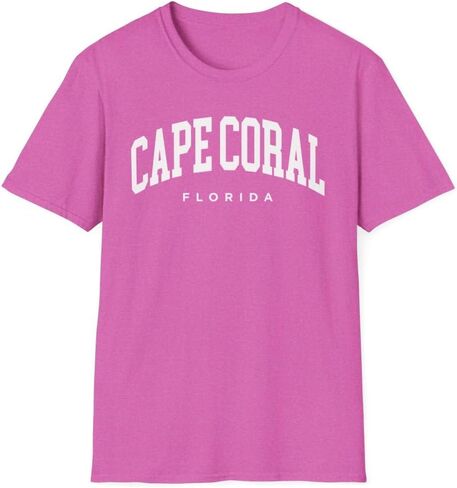 Cape Coral Florida Adult Unisex Soft T-Shirt in Saudi Arabia