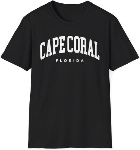Cape Coral Florida Adult Unisex Soft T-Shirt in Saudi Arabia