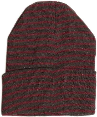 Aesthetinc Stripe Design Knit Beanie Hat Cap in Saudi Arabia