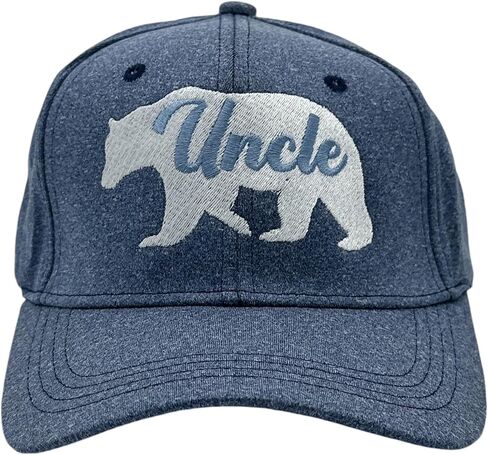 Uncle Bear Hat Funny Sarcastic Graphic Novelty Cap Funny Hats Uncle Cool Sarcastic Novelty Caps for Men Blue - Standard in Saudi Arabia