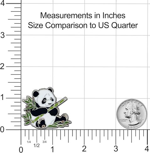 Panda with Bamboo Enamel Pin in Saudi Arabia