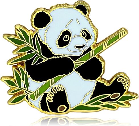 Panda with Bamboo Enamel Pin in Saudi Arabia