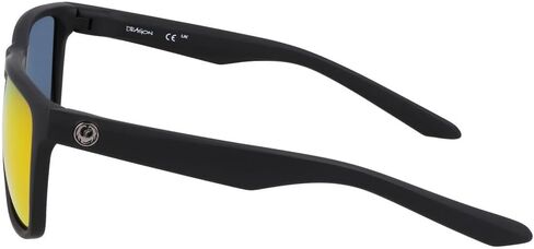 Dragon Sunglasses DR MERIDIEN LL POLAR 022 Matte Black/Ll Red Ion, 57/17/145 in Saudi Arabia