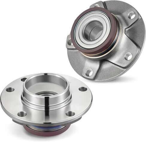 512510 Rear Wheel Bearing and Hub Assembly Compatible with Dodge Dart 2013-2016 1.4L 2.0L 2.4L GAS, Replaces HA590474, 68082150AC, 5-Lug with ABS 2PCS in Saudi Arabia