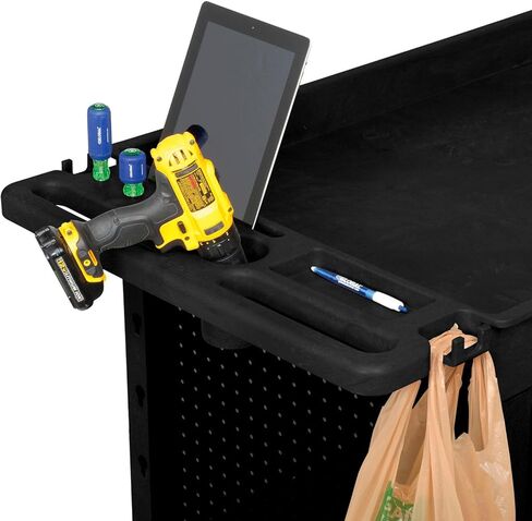 Global Industrial Utility Cart w/2 Tray Shelves, 500 lb. Capacity, 44"L x 25-1/2"W x 32-1/2"H in Saudi Arabia