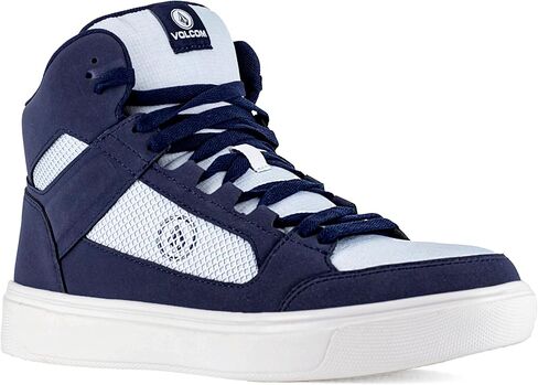 Volcom® Evolve EH High Top Comp Toe Men’s Shoes – Suede Upper – Mesh Lining – Slip-Resistant Outsole – Soft Insole Olive/Grey 10 M in Saudi Arabia