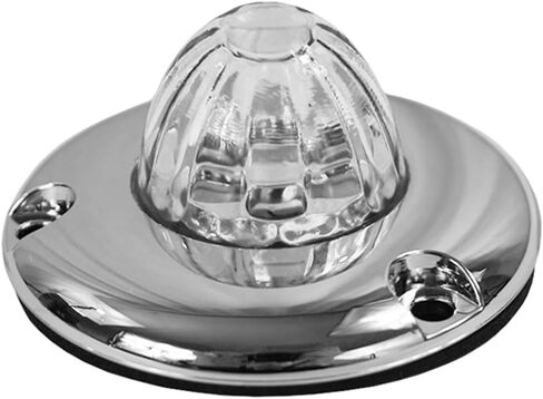 Legendary 1-1/2 Inch Watermelon Light W/Flat Bezel - Red LED/Clear Glass Lens in Saudi Arabia