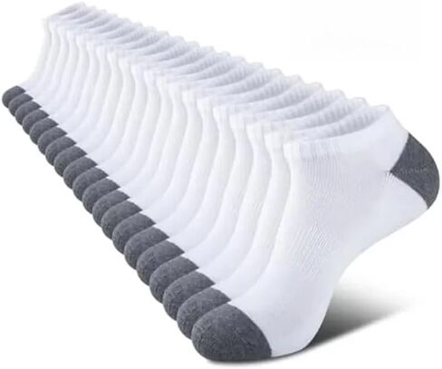 5 Pairs Of Comfortable Breathable Socks Sweat Absorbing Odor Proof Low Cut Solid Color Socks Suitable For Outdoor Activities in Saudi Arabia