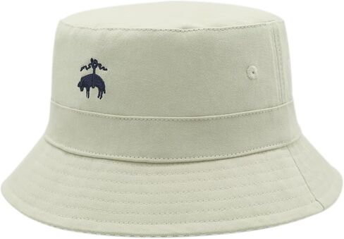 Brooks Brothers Men’s Reversible Bucket Hat – Solid to Oxford Striped, Embroidered Logo in Saudi Arabia