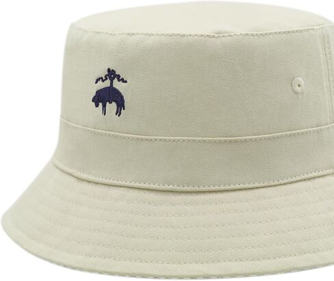 Brooks Brothers Men’s Reversible Bucket Hat – Solid to Oxford Striped, Embroidered Logo in Saudi Arabia