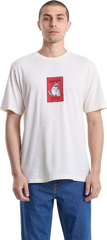 Volcom Men's Short Sleeve T-Shirt, Performance Activewear in Saudi Arabia