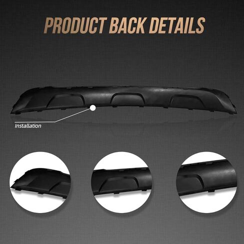 Rear Lower Valance Panel Fits For TRAX 2017 2018 2019 2020 Rear Bumper Lower Skid Plate in Kuwait