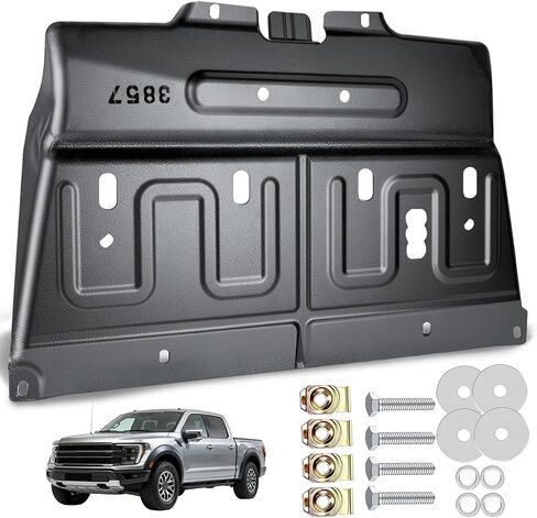 Update ML3Z-7222-D Splash Panel Shield Under Diaper Gas Motor Compatible with Ford 2015-2020 F150 Gasoline Engine, Engine underguard, 3D Underbody Panel, Not Fit for Raptor Model/3.0L Diesel in Kuwait