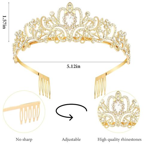 It's My Golden Birthday Sash and Crown Set for Women Girls Birthday Party Decorations Decor Party Favors Gifts in Kuwait