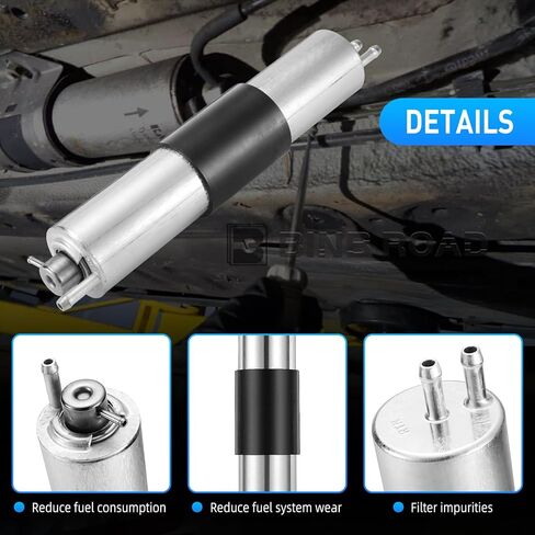 Fuel Filter with Pressure Regulator 13327512019 13321439407 13321712296 Compatible with BMW E46 320i 325i 325Ci 325xi 330i 330xi 330Ci Z3 E46 E36 in Saudi Arabia
