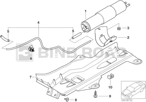 Fuel Filter with Pressure Regulator 13327512019 13321439407 13321712296 Compatible with BMW E46 320i 325i 325Ci 325xi 330i 330xi 330Ci Z3 E46 E36 in Saudi Arabia